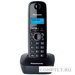 Panasonic KX-TG1611RUH серый АОН, Caller ID,12 мелодий звонка,подсветка дисплея,поиск трубки