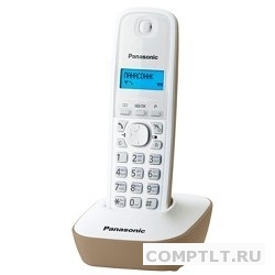Panasonic KX-TG1611RUJ бежевый АОН, Caller ID,12 мелодий звонка,подсветка дисплея,поиск трубки