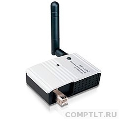 TP-Link TL-WPS510U Беспроводной компактный принт-сервер, скорость до 150 Мбит/с