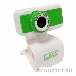 CBR Веб-камера CW-832M Green, универс. крепление, 4 линзы, 1,3 МП, эффекты, микрофон