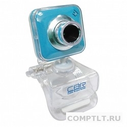 CBR Веб-камера CW-834M Blue, универс. крепление, 4 линзы, 1,3 МП, эффекты, микрофон