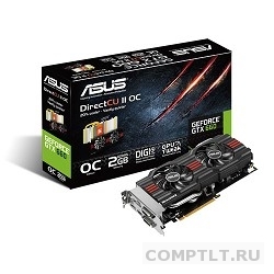 ASUS GTX660-DC2O-2GD5 RTL 2GB, GDDR5, GT660, 192bit, 400MHz, DP, DVI, HDMI