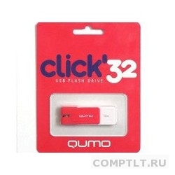 USB 2.0 QUMO 32GB Click QM32GUD-CLK-Crimson