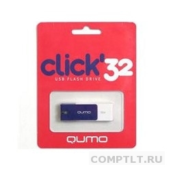 USB 2.0 QUMO 32GB Click QM32GUD-CLK-Sapphire