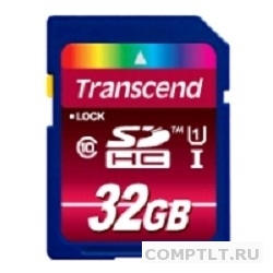 SecureDigital 32Gb Transcend TS32GSDHC10U1 SDHC Class 10, UHS-I
