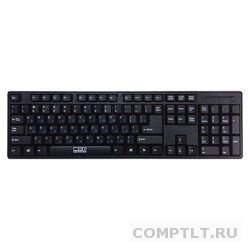 CBR KB 106 Black PS/2, Клавиатура 104 кл., офисн.