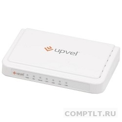 UPVEL UR-104AN ADSL2 роутер с 4 портами Ethernet 10/100 Мбит/с с поддержкой IP-TV сплиттер в комплекте
