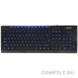Keyboard A4Tech KD-800L USB, черный, проводная кл-ра 656659