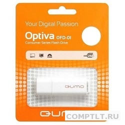 USB 2.0 QUMO 64GB Optiva 02 White QM64GUD-OP2-white