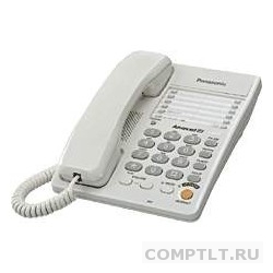 Panasonic KX-TS2363RUW белый однокноп.набор 20 ном., спикерфон, автодозвон