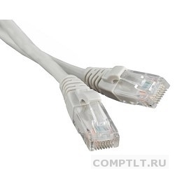 Hyperline PC-LPM-UTP-RJ45-RJ45-C5e-1M-LSZH-GY Патч-корд U/­UTP, Cat.5e, LSZH, 1 м, серый