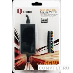 FSP QDION Car 65 65W, для ноутбуков универсальный адаптер