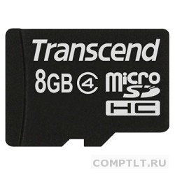 Micro SecureDigital 8Gb Transcend TS8GUSDC4 MicroSDHC Class 4