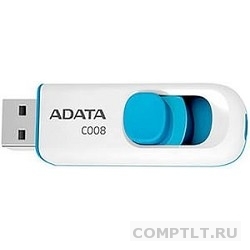 A-DATA Flash Drive 16Gb С008 AC008-16G-RWE USB2.0, белый