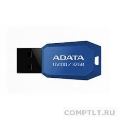 A-DATA Flash Drive 32Gb UV100 AUV100-32G-RBL USB2.0,Blue