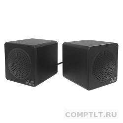 CBR CMS 292 Black USB Акустическая система 2.0, динамики 5,7 см.
