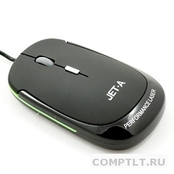 Jet.A BlackStyle LM-7 Проводная лазерная мышь, переключатель DPI, разрешение до 1600 DPI 