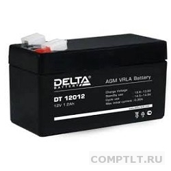 Delta DT 12012 1.2 А/ч, 12В свинцово- кислотный аккумулятор