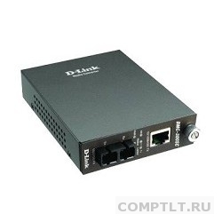D-Link DMC-300SC/D8A Медиаконвертер с 1 портом 10/100Base-TX и 1 портом 100Base-FX с разъемом SC для многомодового оптического кабеля до 2 км
