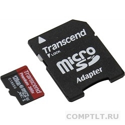 Micro SecureDigital 128Gb Transcend Class 10 TS128GUSDU1 MicroSDXC Class 10 UHS-I, SD adapter