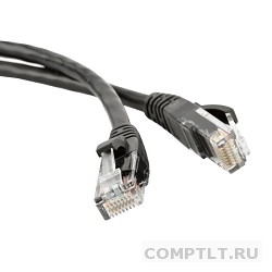 Hyperline PC-LPM-UTP-RJ45-RJ45-C5e-1M-LSZH-BK Патч-корд U/­UTP, Cat.5е, LSZH, 1 м, черный 