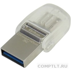 Kingston USB Drive 64Gb DTDUO3C/64GB USB 3.0/3.1  Type-C