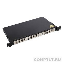 ЦМО Оптический бокс кросс 19", 1U, до 24 портов, цвет черный БОН-19-1-24-9005