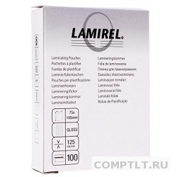 Lamirel Пленки для ламинирования CRC-78663 75х105 мм, 125 мкм, 100 шт.