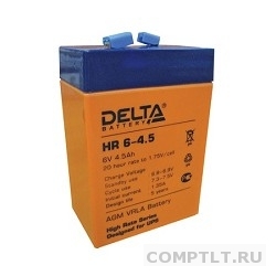 Delta HR 6-4.5 4.5 А/ч, 6В свинцово- кислотный аккумулятор