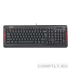 Клавиатура DELUX "K5015" PS/2 черная,ММ