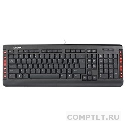 Клавиатура DELUX "K5015" USB черная ММ