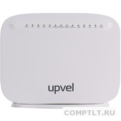 UPVEL UR-835VCU Wi-Fi роутер стандарта 802.11ac 1600Мбит/с с портом VDSL/ADSL, 2 USB-порта с поддержкой 3G/LTE -модемов, 1 порт WAN 10/100/1000 Мбит/с  4 порта LAN 10/100/1000 Мбит/с, 5антенн 3 дБи