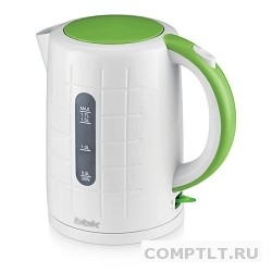 Электрический чайник BBK EK1703P белый/зеленый