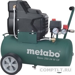Metabo 250-24 W OF Компрессор 601532000  безмасл.1.5кВт,24л, вес 24кг 