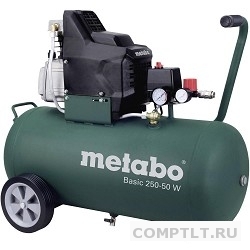 Metabo 250-50 W  Компрессор 601534000  масл.1.5кВт,50л, вес 32.5 кг 