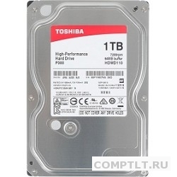 1TB Toshiba HDWD110UZSVA P300 SATA 3, 7200 rpm, 64Mb buffer, 3.5"
