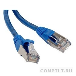 Hyperline PC-LPM-STP-RJ45-RJ45-C5e-2M-LSZH-BL Патч-корд F/­UTP, экранированный, Cat.5e, LSZH, 2 м, синий