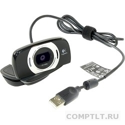 960-001056 Logitech HD Webcam C615, Full HD 1080p/30fps, автофокус, угол обзора 78°, кабель 0.9м, поворотная конструкция на 360°