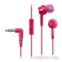 Panasonic RP-TCM105E-P, розовый, Наушники