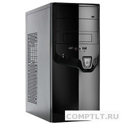 CROWN Корпус Miditower CMC-SM602 black/silver ATX CM-PS400
