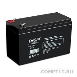 Exegate EP129860RUS Аккумуляторная батарея Exegate Power EXG1290, 12В 9Ач, клеммы F2