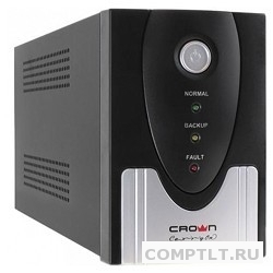 CROWN ИБП CMU-SP800 COMBO 800VA металл,1x12V/9AH, розетки 2IEC  2EURO CM000001494