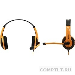 Defender Warhead G-120 черный  оранжевый, кабель 2 м 64099