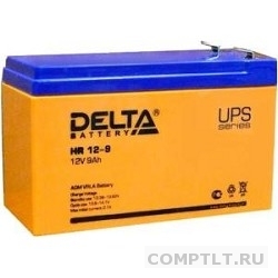 Delta HR 12-9 9 А/ч, 12В свинцово- кислотный аккумулятор