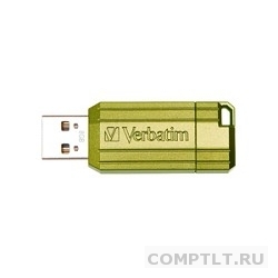 Verbatim USB Drive 8Gb Pin Stripe Eucalyptus Green 47396 USB2.0