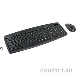Клавиатура  мышь Gembird KBS-8000 черный USB Клавиатурамышь беспроводная 2.4ГГц/10м, 1600DPI, мини-приемник