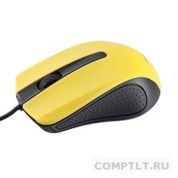 Perfeo мышь оптическая, 3 кн, USB, 1,8м, чёрн-жёлт PF-353-OP-Y