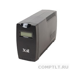 3Cott ИБП Smart 850 850VA/480W Display,USB,AVR,RJ11 4 IEC 0358536