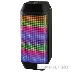 Ginzzu GM-899B BT-Колонка 2x3W/4Ah/USB/TF/AUX/FM/цветомузыка