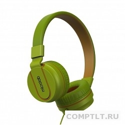MICROLAB Наушники с микрофоном K763D green, 20Hz - 20KHz